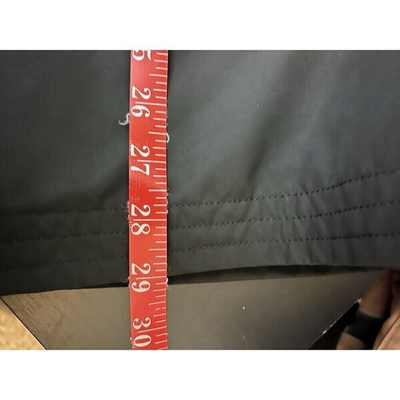 SANYO NY Men's XL Black Water Repellant Shell Poly Coat Inner Zip Button Lined - Picture 10 of 10